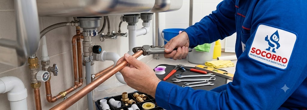 Profissional realizando Serviços de Hidráulica em Joinville